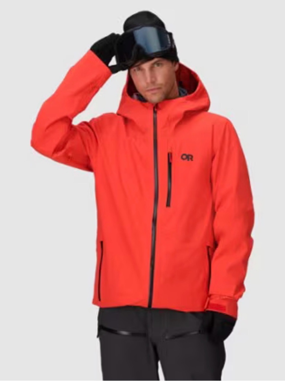 Outdoor Research Men's Bright Red Ski Shell Jacket